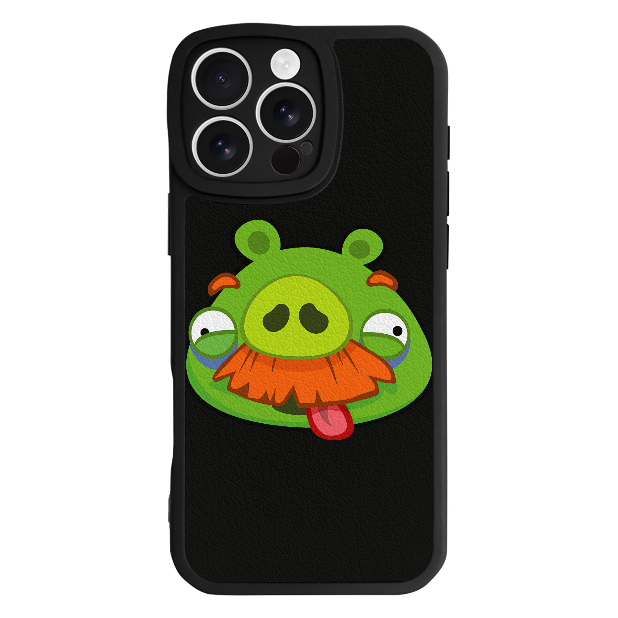 （画像用） Angry Birds アングリーバード 【iPhone 16シリーズ対応】シリコンスマホケース（レザー調） 材質：シリコン